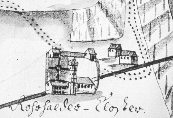 Kloster Rohrhalden Forstkarte um 1750