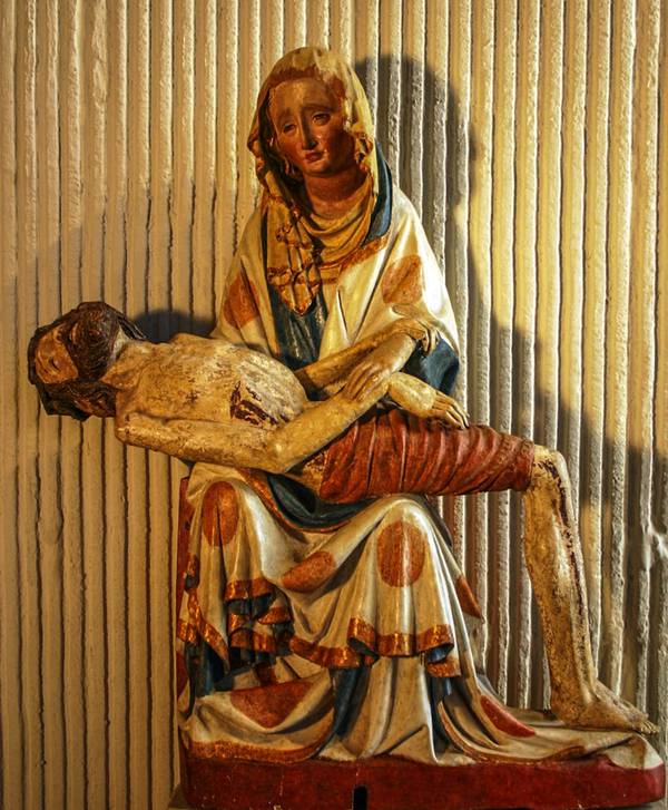 Pieta aus dem Kloster Rohrhalden um 1420 Kirche Kiebingen