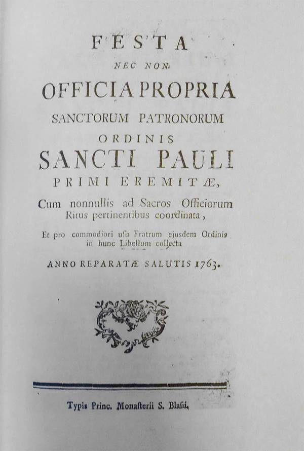 Titelblatt der Ausgabe von 1763