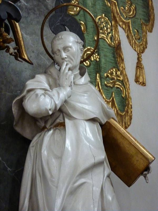 Der sel. Cuno der Schweiger von Tannheim Seitenaltar Pfarrkirche Meßkirch 18. Jh.