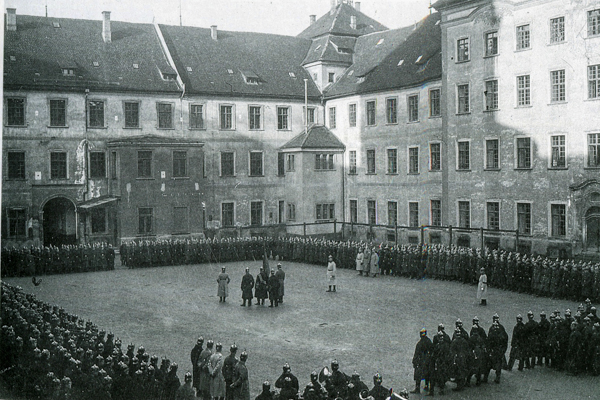 Apell in der Klosterkaserne Weingarten, heute PH
